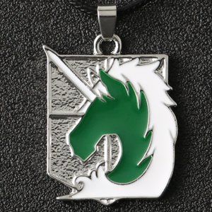 Attack On Titan Pendant Necklace Wings of Liberty Freedom Scout Regiment…
